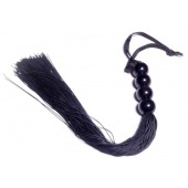 Черная силиконовая плеть - 37 см. - Boys of Toys - купить с доставкой в Благовещенске