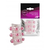 Прозрачная сквозная насадка на пенис с цветными шариками - Erowoman-Eroman - в Благовещенске купить с доставкой