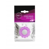 Лиловое эрекционное кольцо с 2 рядами стимулирующих шариков - Erowoman-Eroman - в Благовещенске купить с доставкой