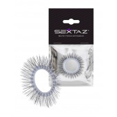 Круглое эрекционное кольцо с «ресничками» - Sextaz - в Благовещенске купить с доставкой