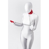 Красный ошейник с подкладкой из меха - ToyFa - купить с доставкой в Благовещенске