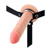 Мужской полый страпон на регулируемых ремнях - 18,5 см. - Sex Expert - купить с доставкой в Благовещенске