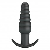 Черный анальный вибростимулятор Aeolis - 11 см. - Baile