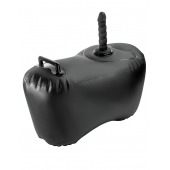 Черное надувное кресло с платформой для фиксации дилдо Body Dock Inflatable Love Seat - Pipedream - купить с доставкой в Благовещенске