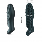 Серая силиконовая насадка на пенис с подхватом Manwan Ryzer - Manwan - в Благовещенске купить с доставкой