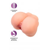 Реалистичный мастурбатор в форме попки с 2 любовными входами - No Name - в Благовещенске купить с доставкой