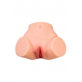 Телесный реалистичный мастурбатор-полуторс с 2 любовными входами - No Name - в Благовещенске купить с доставкой