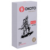 Точечные презервативы OKOTO Dotted - 12 шт. - Sitabella - купить с доставкой в Благовещенске