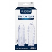 Набор из 2 прозрачных насадок на член Seductive Tickler Sleeves Set - NMC - в Благовещенске купить с доставкой