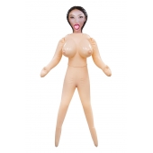 Телесная надувная секс-кукла с пышным бюстом - NMC - в Благовещенске купить с доставкой