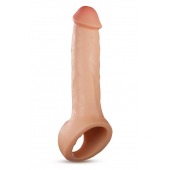 Телесная насадка-удлинитель Thrive 8.75 Inch Realistic Penis Extender Sleeve - 22,2 см. - Blush Novelties - в Благовещенске купить с доставкой