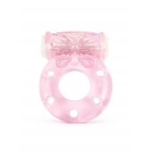 Розовое эрекционное виброкольцо с бабочкой - 1137 - в Благовещенске купить с доставкой