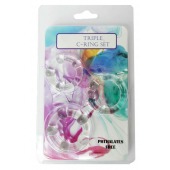 Набор из 3 эрекционных прозрачных колец - Boys of Toys - в Благовещенске купить с доставкой