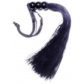 Черная силиконовая плетка - 25,4 см. - Boys of Toys - купить с доставкой в Благовещенске