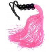 Розовая силиконовая плеть - 35,5 см. - Boys of Toys - купить с доставкой в Благовещенске