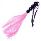 Розовая силиконовая плеть - 35,5 см. - Boys of Toys - купить с доставкой в Благовещенске