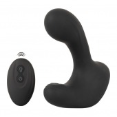 Черная анальная вибропробка с функцией расширения RC Butt Plug with 3 functions - Orion - в Благовещенске купить с доставкой