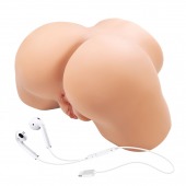 Телесный мастурбатор Olivia с 2 любовными отверстиями - Baile - в Благовещенске купить с доставкой