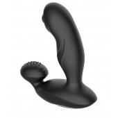 Черный вибромассажер простаты с вращающимся шариком - Secwell - в Благовещенске купить с доставкой