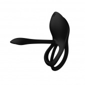 Черное эрекционное виброкольцо Bayek с пультом ДУ - Zalo - в Благовещенске купить с доставкой