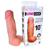 Фаллическая насадка Харнесс UNICOCK 10  - 25 см. - LOVETOY (А-Полимер) - купить с доставкой в Благовещенске