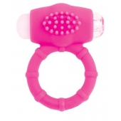 Розовое эрекционное виброкольцо A-toys - A-toys - в Благовещенске купить с доставкой