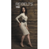 Пояс с клёпками Yona Black - Rebelts - купить с доставкой в Благовещенске