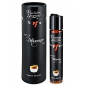 Массажное масло с ароматом крем брюле Huile de Massage Gourmande Creme Brulée - 59 мл. - Plaisir Secret - купить с доставкой в Благовещенске