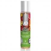 Смазка с ароматом тропических фруктов JO Flavored Tropical Passion - 30 мл. - System JO - купить с доставкой в Благовещенске
