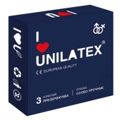 Ультрапрочные презервативы Unilatex Extra Strong - 3 шт. - Unilatex - купить с доставкой в Благовещенске