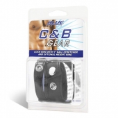 Утяжка для мошонки и пениса Cock Ring With 1  Ball Stretcher And Optional Weight Ring - BlueLine - купить с доставкой в Благовещенске