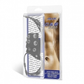 Утяжка на пенис и мошонку Cock Ring With 1.5  Ball Stretcher And Optional Weight Ring - BlueLine - купить с доставкой в Благовещенске