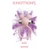 Розовое эрекционное виброколечко Emotions Minnie Light pink - Lola Games - в Благовещенске купить с доставкой