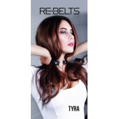 Чёрный кожаный чокер-кляп Tyra Black - Rebelts - купить с доставкой в Благовещенске