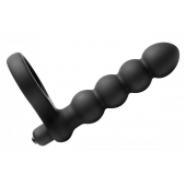 Насадка для двойного проникновения Double Fun Cock Ring with Double Penetration Vibe - XR Brands - в Благовещенске купить с доставкой