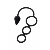 Тройное эрекционное кольцо с анальным хвостом Drop S-size - Erotist Adult Toys - в Благовещенске купить с доставкой