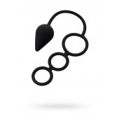 Тройное эрекционное кольцо с анальным хвостом Drop M-size - Erotist Adult Toys - в Благовещенске купить с доставкой