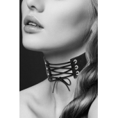 Оригинальный ошейник-чокер со шнуровкой - Bijoux Pour Toi - купить с доставкой в Благовещенске