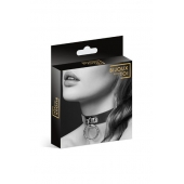 Узенький ошейник из полиуретана с кольцом - Bijoux Pour Toi - купить с доставкой в Благовещенске