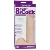 Ультрареалистичная насадка для трусиков Vac-U-Lock 8  ULTRASKYN Cock - 20,57 см. - Doc Johnson - купить с доставкой в Благовещенске