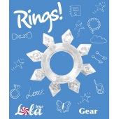 Прозрачное эрекционное кольцо Rings Gear - Lola Games - в Благовещенске купить с доставкой