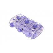 Фиолетовая насадка на пенис Rings Armour - Lola Games - в Благовещенске купить с доставкой