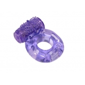 Фиолетовое эрекционное кольцо с вибрацией Rings Axle-pin - Lola Games - в Благовещенске купить с доставкой
