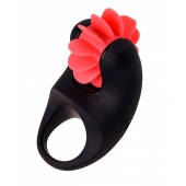 Чёрно-красное эрекционное виброкольцо Erotist - Erotist Adult Toys - в Благовещенске купить с доставкой