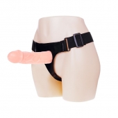 Телесный фаллоимитатор на трусиках Jessica Strap-On - 15,5 см. - Baile - купить с доставкой в Благовещенске