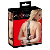 Фиксация на шею и запястья Bad Kitty Neck and Hand Restraints - Orion - купить с доставкой в Благовещенске