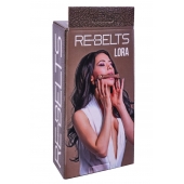 Кляп-трензель Lora с металлическими кольцами - Rebelts - купить с доставкой в Благовещенске