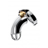 Серебристый мужской пояс верности TOYFA Metal - ToyFa - купить с доставкой в Благовещенске