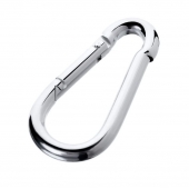 Серебристый карабин TOYFA Metal - ToyFa - купить с доставкой в Благовещенске