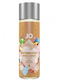 Смазка на водной основе Candy Shop Butterscotch с ароматом ирисок - 60 мл. - System JO - купить с доставкой в Благовещенске